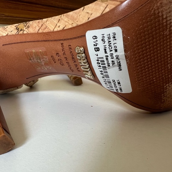 SCHUTZ Tanca Cork Heels - Picture 11 of 12